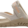 Skechers Women's Reggae Trailway Flip Flop, Dark Natural, 6.5 M US