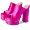 Stuart Weitzman Skyhigh 145 Pearl Slide Flamingo 5 B