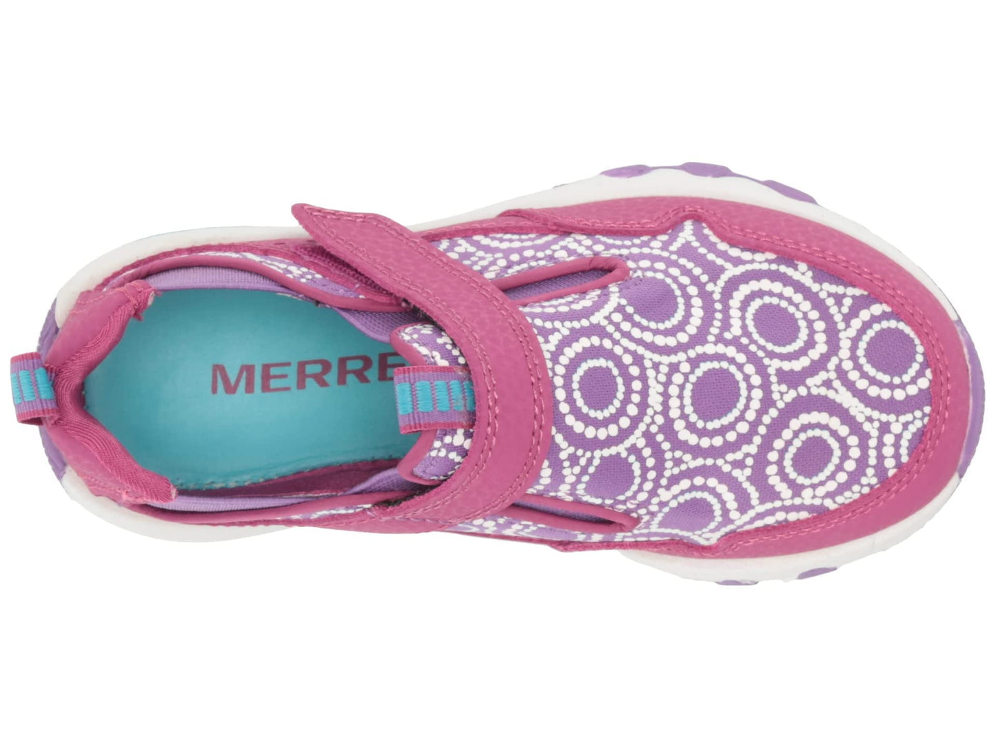 Merrell Unisex Kid's Free Roam Moc Chroma Sneaker, Fuchsia, 1 Medium