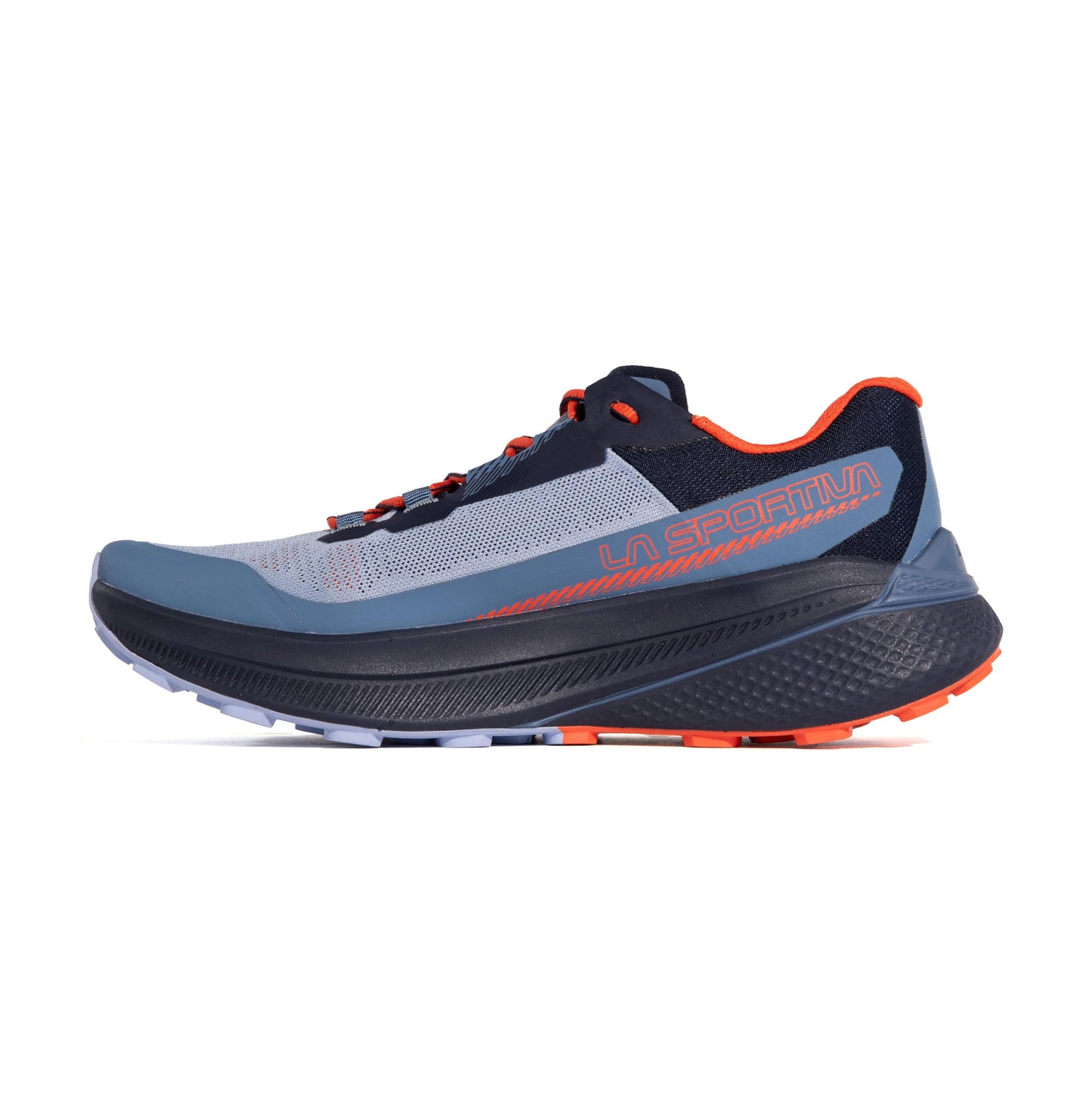 La Sportiva Women's Prodigio Lightweight Performance Trail Running Shoes, Stone-Blue/Moonlight, 8.5 US | 40 EU