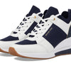 Michael Kors Georgie Knit Trainer Navy 7 M