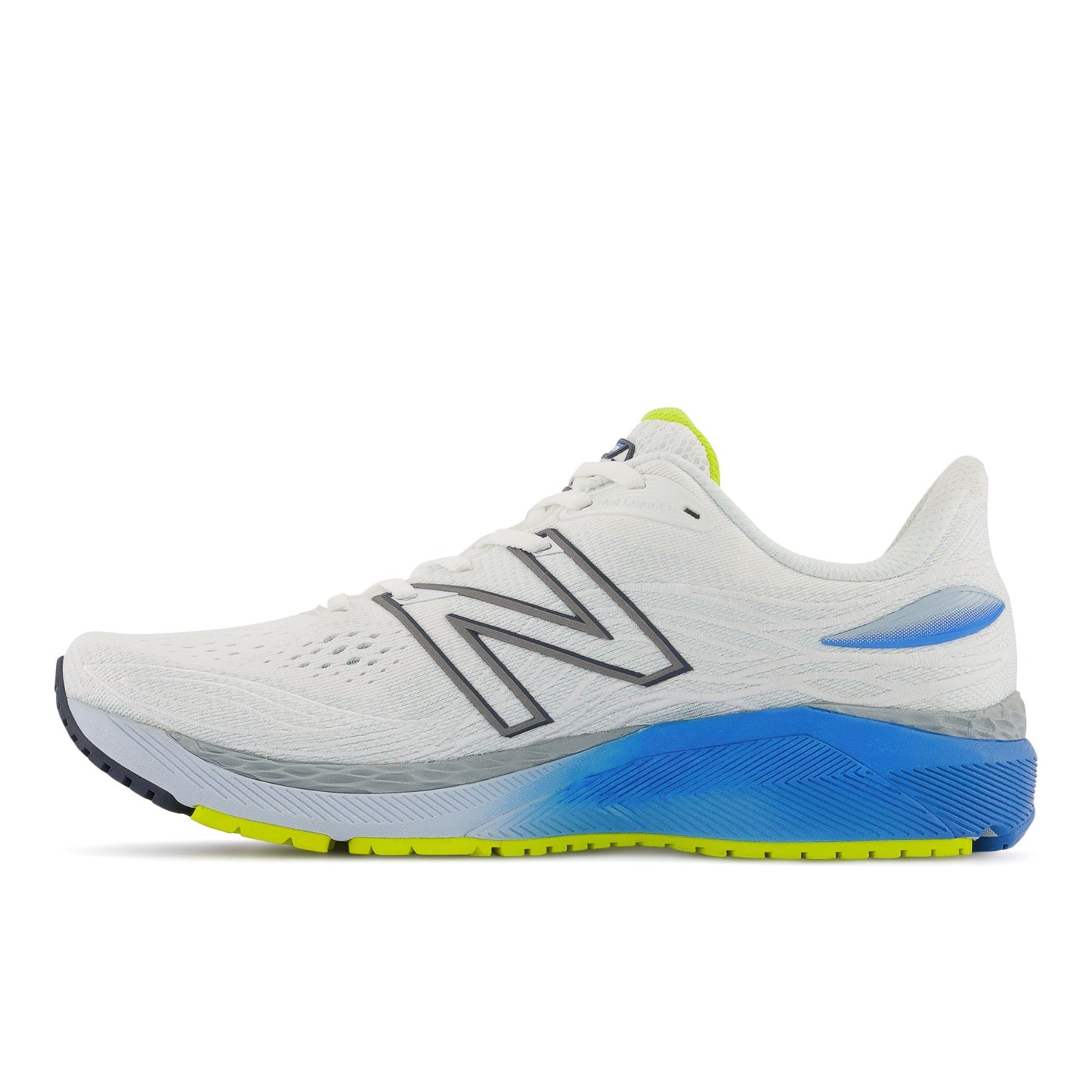 New Balance Men's Fresh Foam X 860 V12 Running Shoe, White/Helium, 12.5 XW