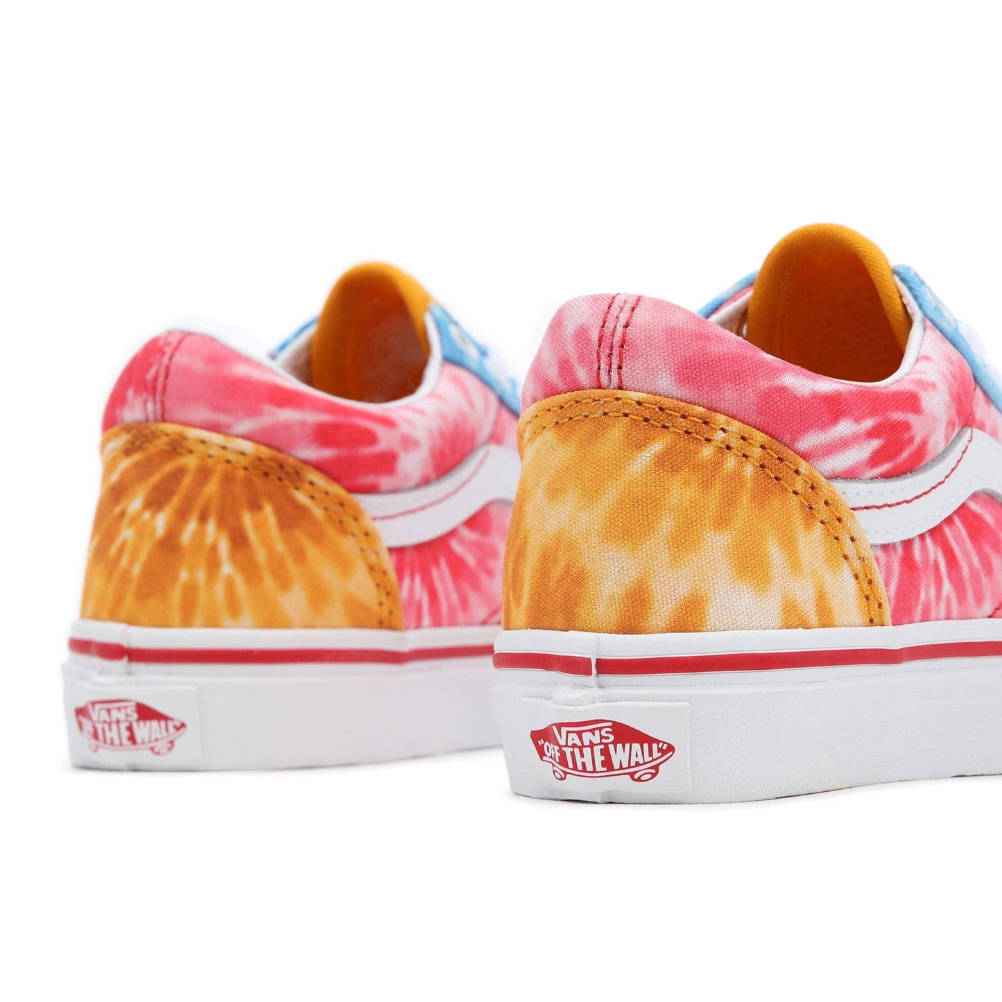 Vans Boy's Old Skool (Little Kid) (Tie-Dye Block) Multi/True White 12 Little Kid M