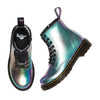 Dr. Martens Kid's Collection 1460 (Little Kid/Big Kid) - Boots for Kids Leather Construction Rainbow Crinkle 2 UK (US 3 Little Kid) M
