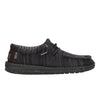 HEYDUDE Boy's Youth Wally Stretch Sox Slip On Shoe, Black/Black Size 11 | Lightweight Easy On Travel Ready Casual Sneaker