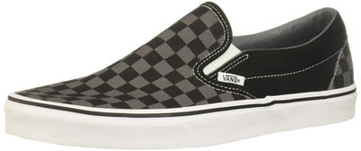 Vans Classic Slip-On, Black/Pewter Checkerboard Size 13.5 Women/12 Men