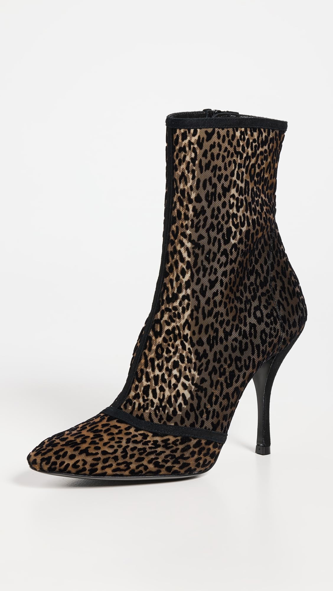 Stuart Weitzman Women's Noche 100 Zip Booties, Black, 7.5 Medium US