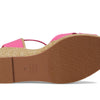 Stuart Weitzman Mirela II Espadrille Wedge Fuchsia/Natural 9.5 B