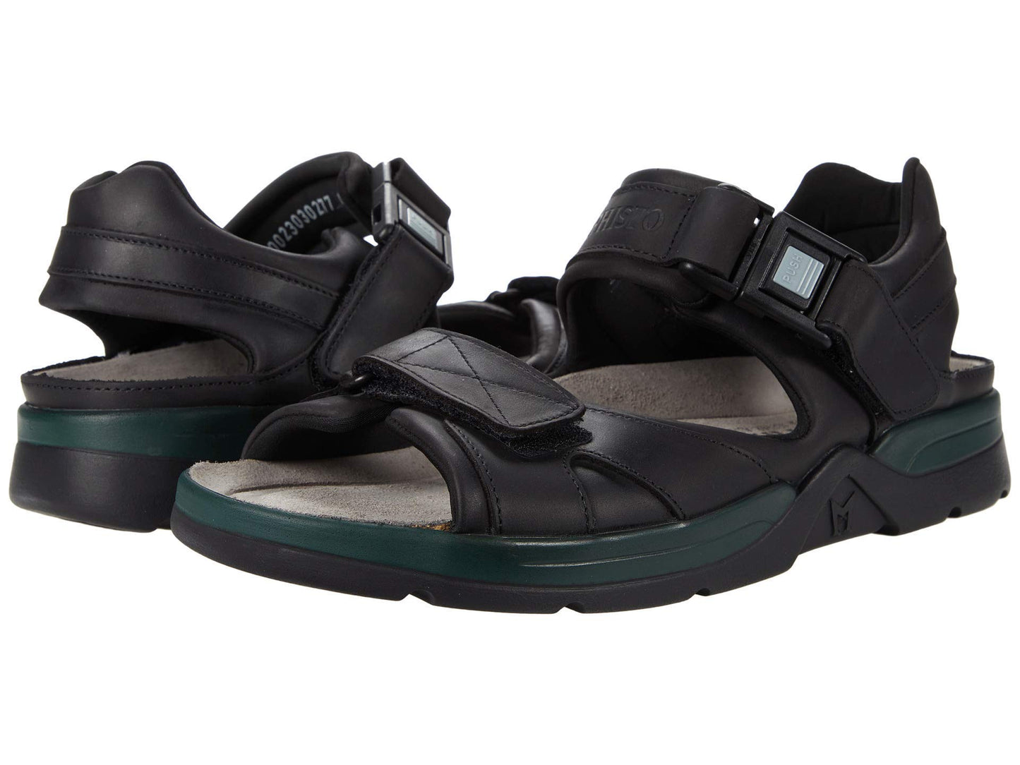 Mephisto Shark Black Waxy EU 41 (US Men's 7) D (M)