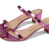 Stuart Weitzman Aleena 50 Block Slide Hot Pink Multi 7.5 B