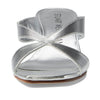Stuart Weitzman Miami 50 Wedge Slide Silver 10.5 B