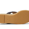 Stuart Weitzman Pearl Buckle Espadrille Sandal Black 6 M