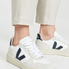 Veja Women's V-10 Sneakers, White/Nautico, 11 Medium US