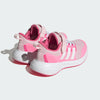 adidas Girl's Fortarun 2.0 Elastic Lace (Little Kid/Big Kid) Clear Pink/Footwear White/Bliss Pink 3 Little Kid M