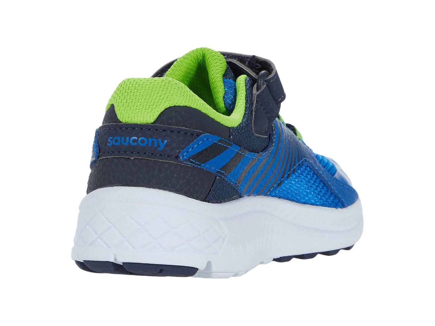 Saucony® Kids Velocer A/C Summer Shoes for Kids – Leather & Textile Upper – Cushioned Footbed (Little Kid/Big Kid) Blue/Green 12 Little Kid M