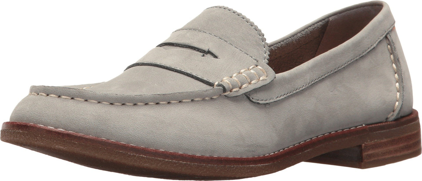 Sperry Top-Sider Women's Seaport Penny Shoe, Grey, 7 M US