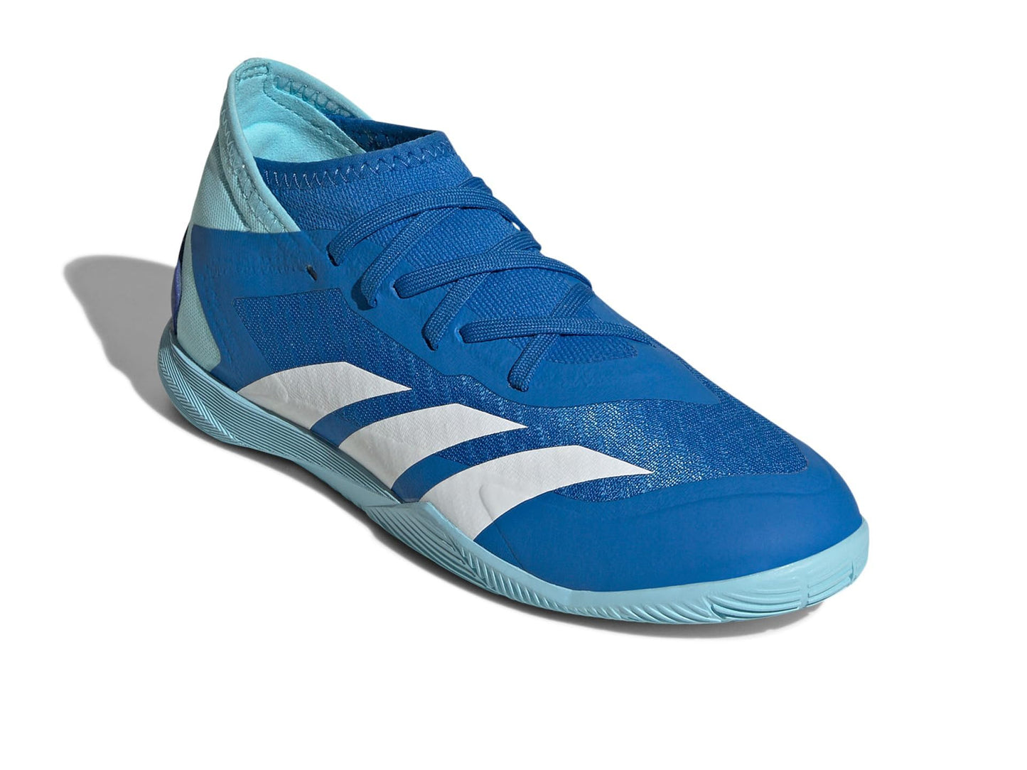 adidas Soccer Predator Accuracy.3 Indoor (Little Kid/Big Kid) Bright Royal/White/Bliss Blue 3 Little Kid M