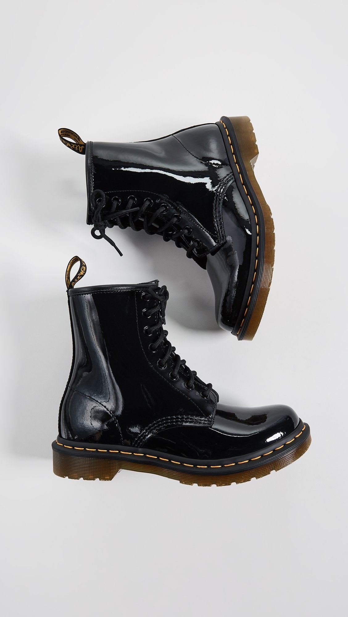 Dr. Martens 1460 Women's Patent Leather Lace Up Boots
