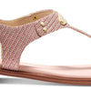 Michael Kors MK Plate Thong Rose Gold 2 9.5 M