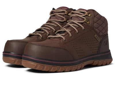 Skechers Work McColl108004 Womens Boot 8 CD US Brown