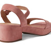 Madewell The Lina Platform Sandal in Suede Misty Rose 9.5 M