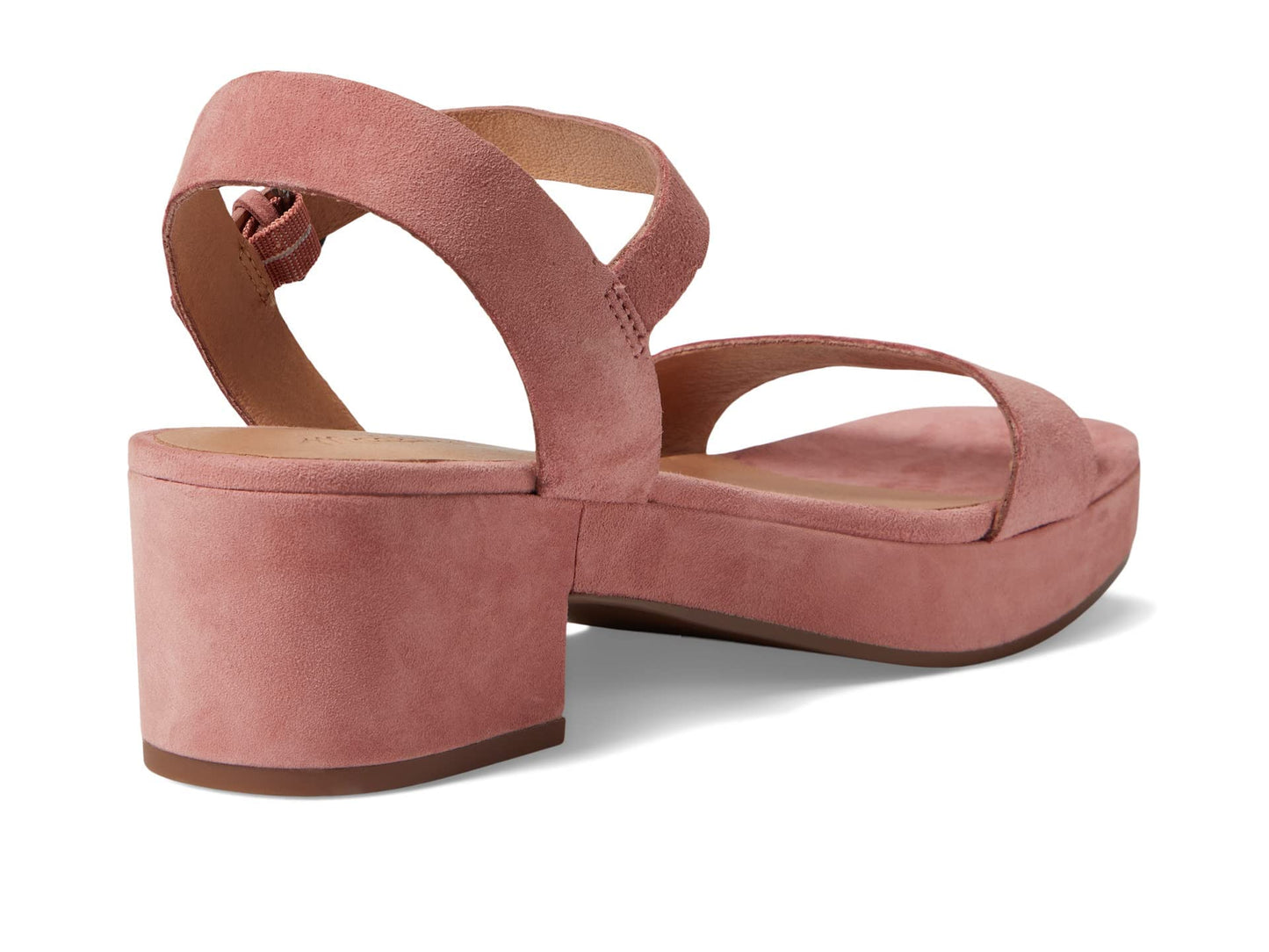 Madewell The Lina Platform Sandal in Suede Misty Rose 9.5 M