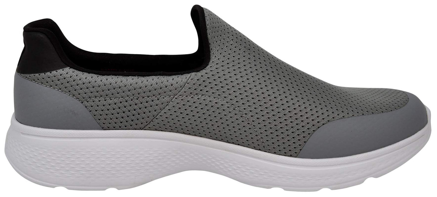 Skechers Men's Go Walk 4 Incredible Walking Shoe, Light Grey, 14 M US