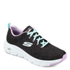 Skechers Sport Arch FitComfy Wave Womens Sneaker 10 CD US BlackLavender