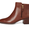 Cole Haan Womens Haisley Ankle Bootie, Dark Cuoio Leather, 7.5 Medium