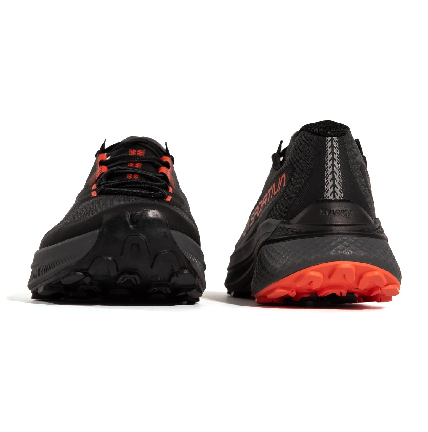 La Sportiva Men's Prodigio Lightweight Performance Trail Running Shoes, Carbon/Cherry Tomato, 10.5 US | 43.5 EU