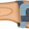 Cole Haan Womens Chrisee Sandal, Denim/Dark Denim, 7-B US