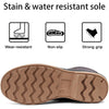 Mishansha Men's Winter Boots Waterproof Cold Weather Snow Boots Warm Duck Boots Ankle Boots Brown US12
