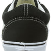 Vans Adult Unisex Old Skool Shoes, Size 7/8.5, Color (1WX) (Canvas) Black/True White
