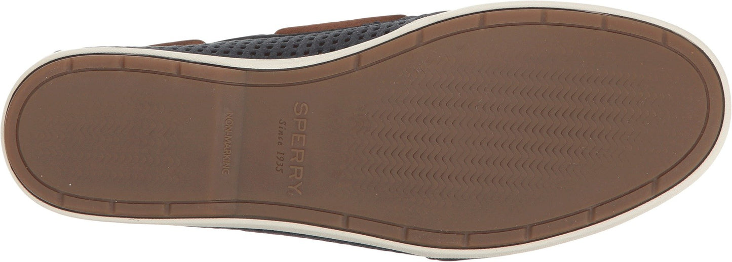 Sperry Top-Sider Women's Coil Ivy Perf Boat Shoe, Navy, 5 M US