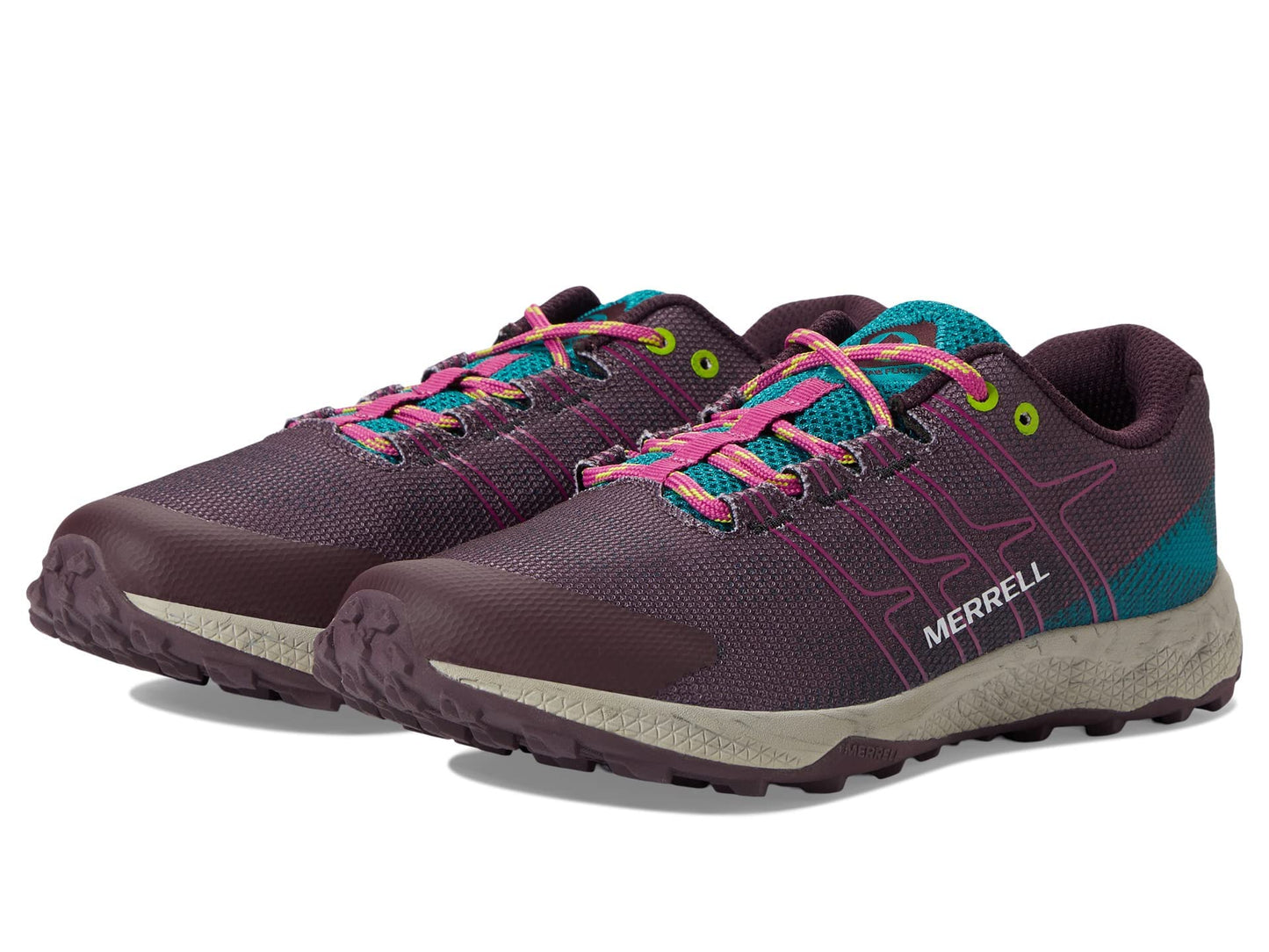 Merrell Unisex Kid's Moab Flight Low Hiking Shoe, Burgundy, 6 Wide