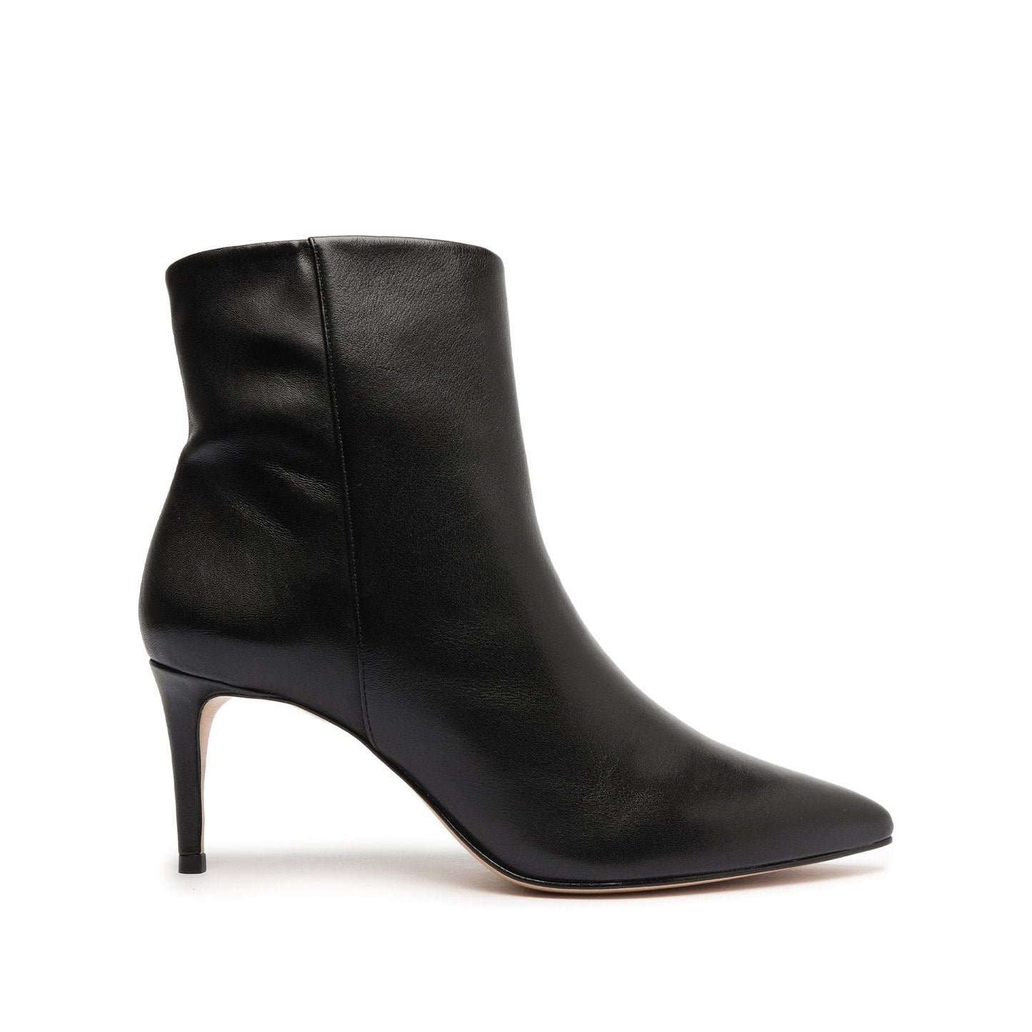 SCHUTZ Women's Mikki Mid Booties, Black, 8 Medium US