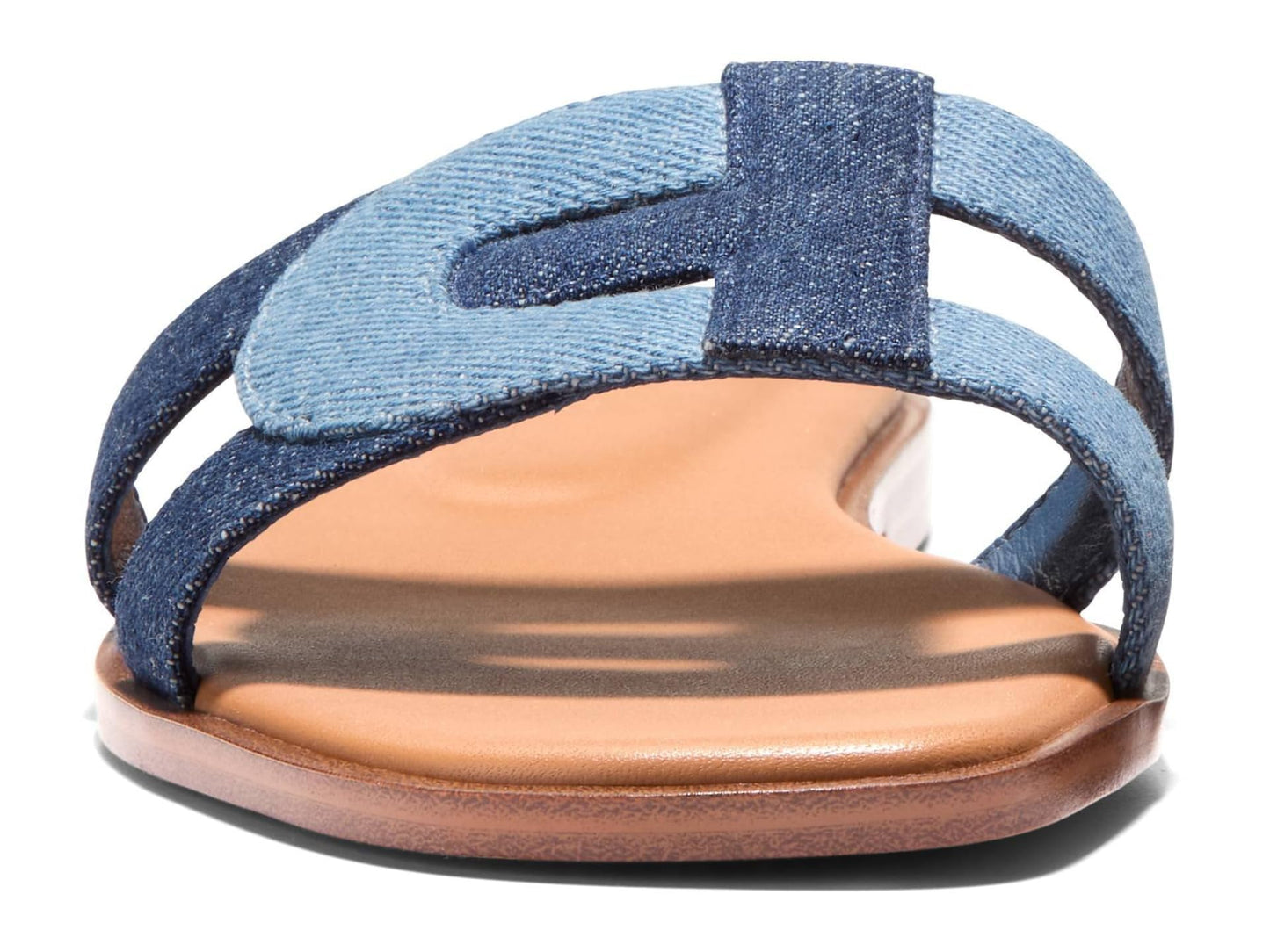 Cole Haan Womens Chrisee Sandal, Denim/Dark Denim, 7-B US