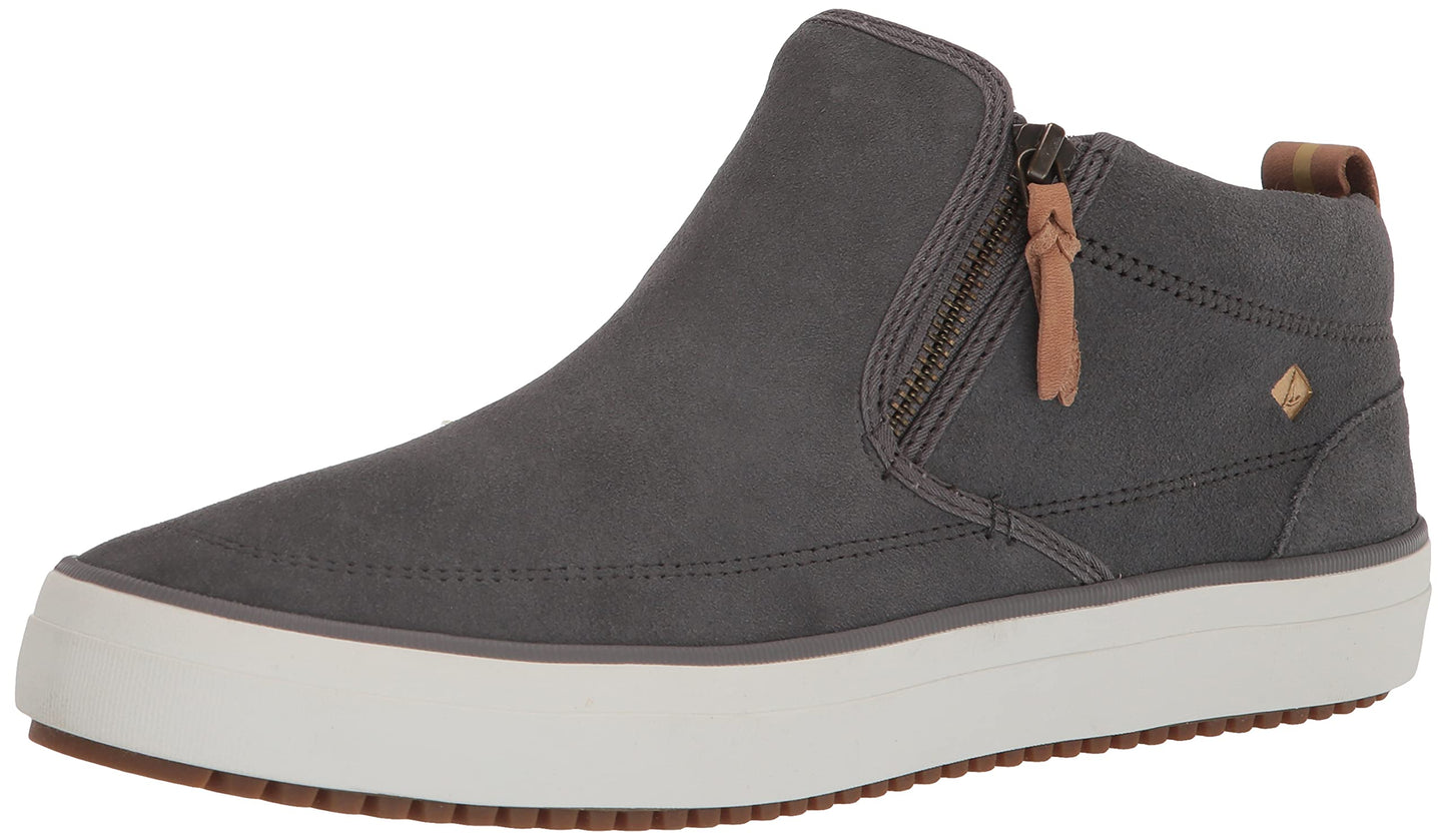 Sperry Women's Crest Lug Chukka Sneaker, Grey, 8.5 Medium