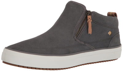 Sperry Women's Crest Lug Chukka Sneaker, Grey, 8.5 Medium