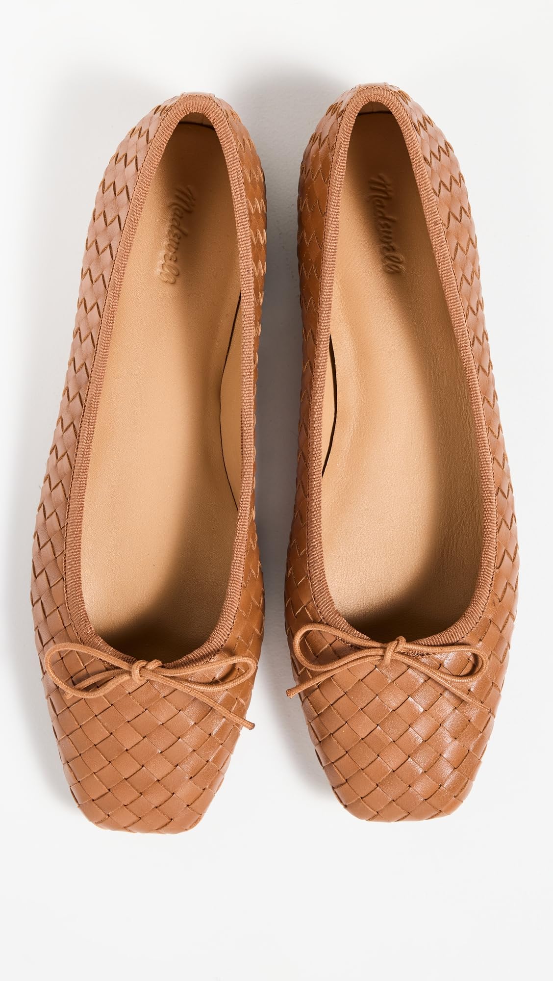 Madewell Women's The Anelise Ballet Flats, Warm Coffee, Tan, 11 Medium US