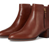 Cole Haan Womens Haisley Ankle Bootie, Dark Cuoio Leather, 7.5 Medium