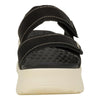Hey Dude Delray Slide Classic - Sandals for Women - Textile and Synthetic Upper - Cotton Lining - EVA Outsole Black 8 M
