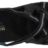 Skechers Women's Reggae-Soundstage Thong Sandal,Black,8 M US