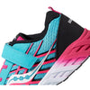 Saucony unisex child Wind Alternative Closure 2.0 Running Shoe, Turq/Pink/Black, 1 Big Kid US