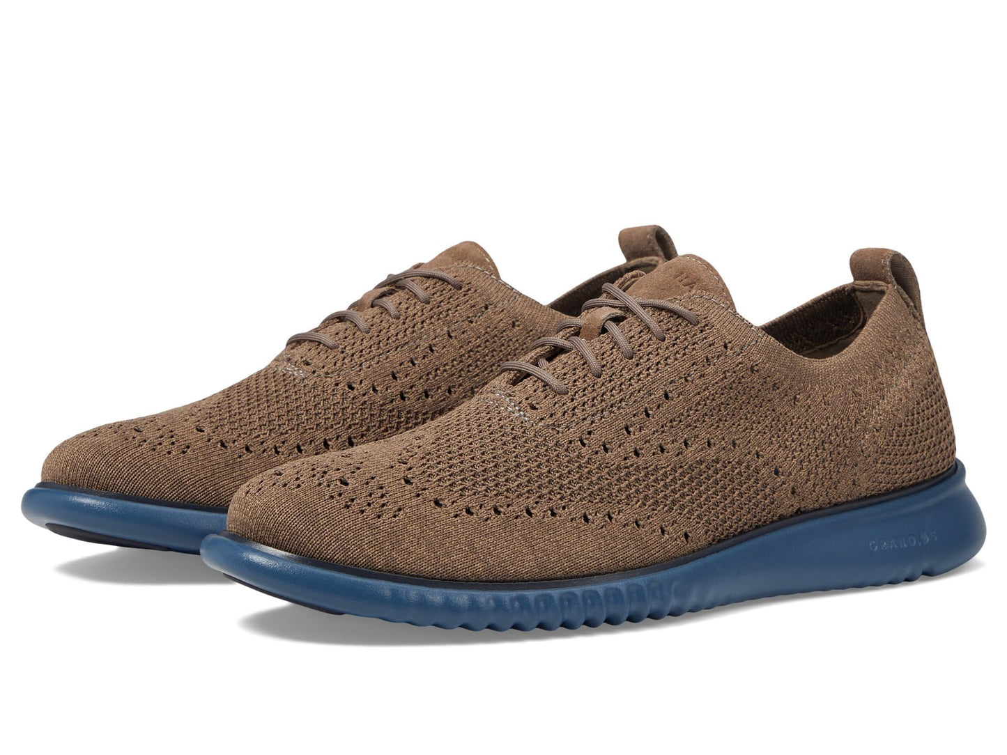 Cole Haan Mens 2.Zerogrand Stitchlite Oxford, Irish Coffee/Navy Blazer/Ensign Blue, 9 M US