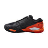 Wilson Rush Pro Ace Men's Tennis Shoes, Bk/Vermillon, 27.0 cm