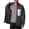Columbia Men's Mountainside Heavyweight Fleece, Shark, X-Large Black