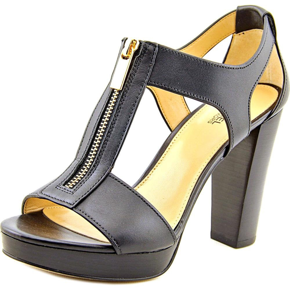 Michael Kors Berkley Sandal Black Vachetta 6.5 M