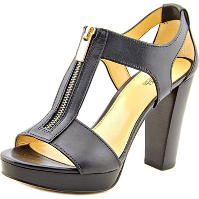 Michael Kors Berkley Sandal Black Vachetta 6.5 M