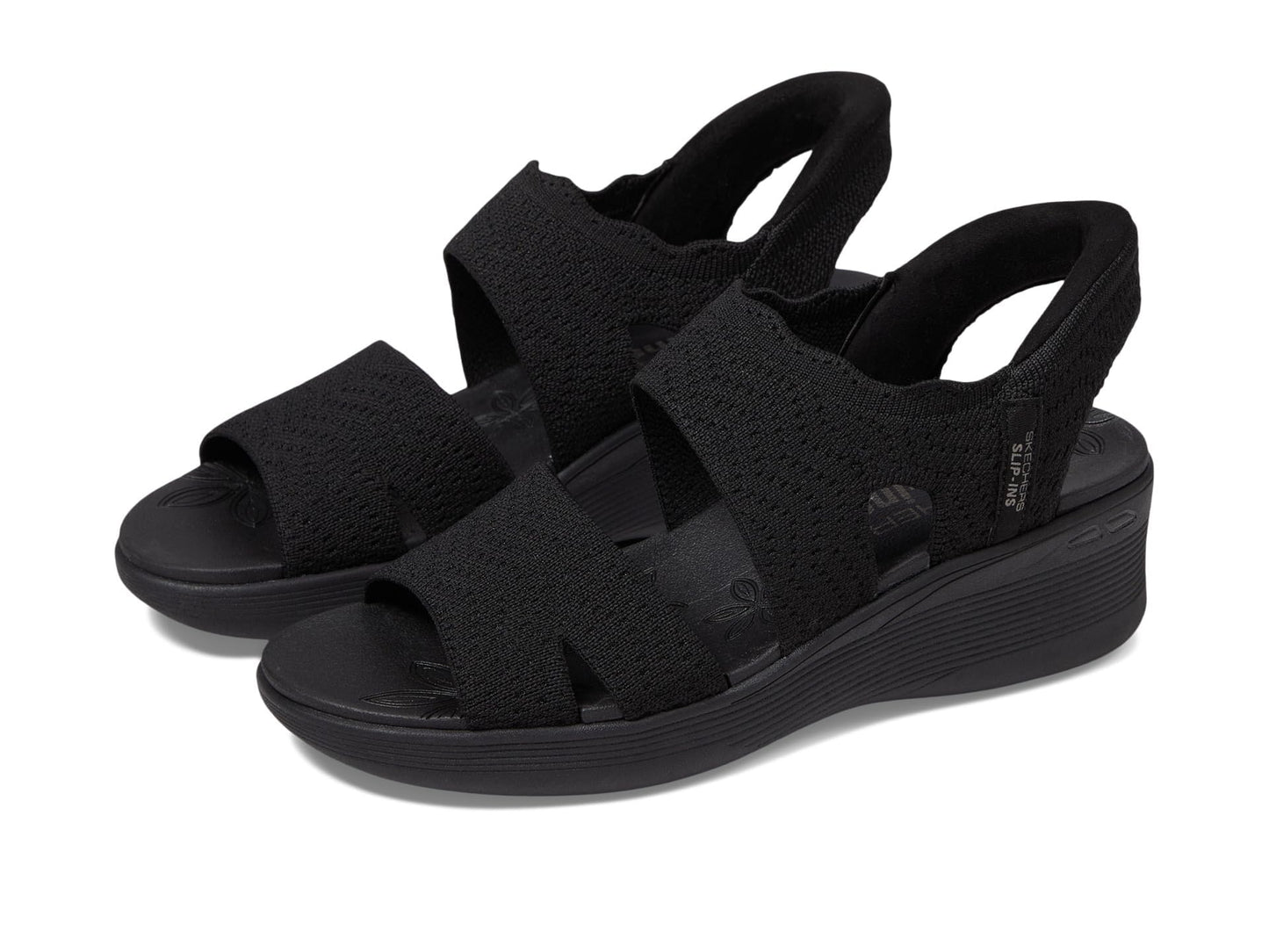 Skechers Pier-Lite – Slip On by - Hands Free Slip-Ins Black/Black 7 B (M)